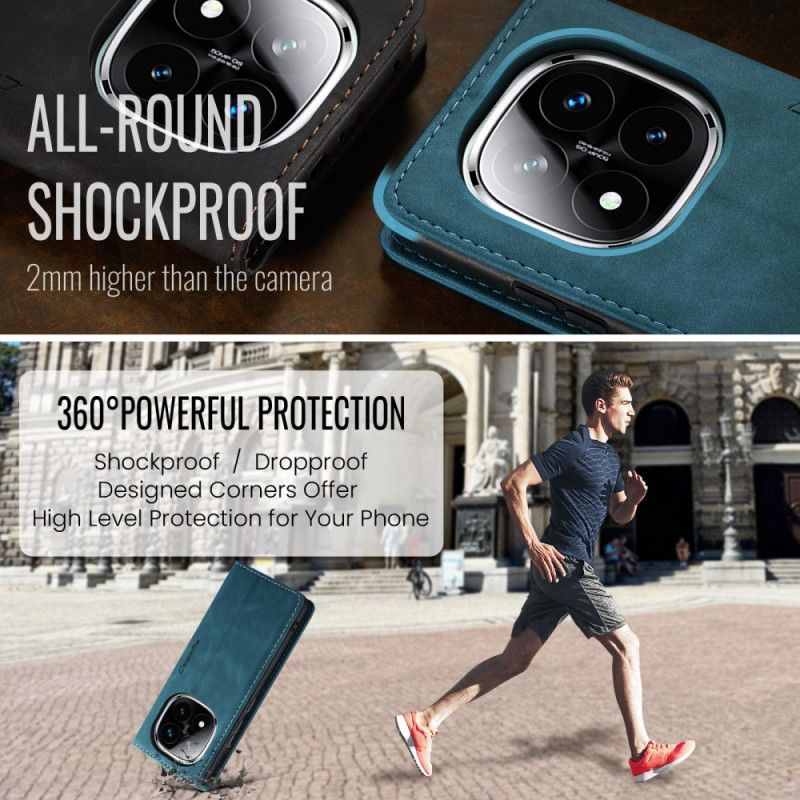 Flip Kotelot Do Xiaomi Redmi Note 14 Pro 5g Etui Z Efektem Zamszu