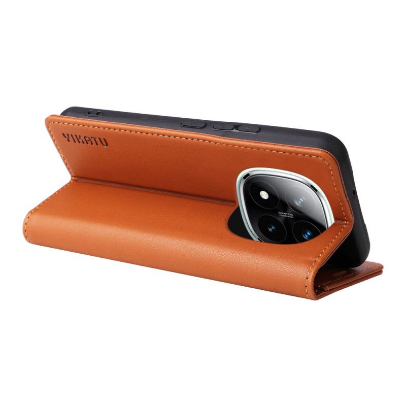 Flip Kotelot Do Xiaomi Redmi Note 14 Pro 5g Skóra Syntetyczna Yikatu