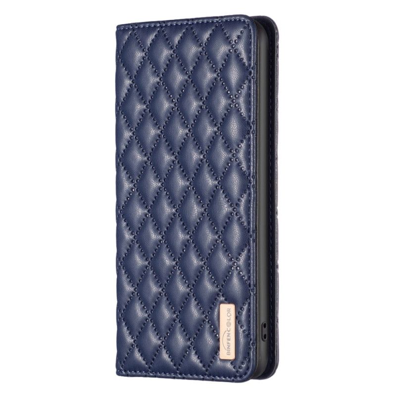 Flip Kotelot Xiaomi Redmi Note 14 Pro 5g Binfen Color Pikowane Etui Ochronne