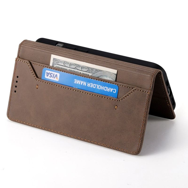 Flip Kotelot Xiaomi Redmi Note 14 Pro 5g Efekt Skóry Vintage Etui Ochronne