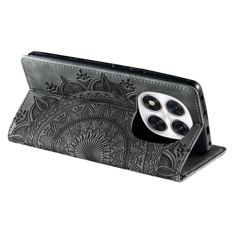 Flip Kotelot Xiaomi Redmi Note 14 Pro 5g Etui Na Telefon Efekt Zamszu Mandala