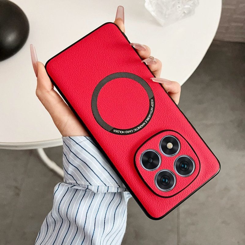 Futerały Xiaomi Redmi Note 14 Pro 5g Etui Na Telefon Etui Z Efektem Skóry Kompatybilne Z Magsafe