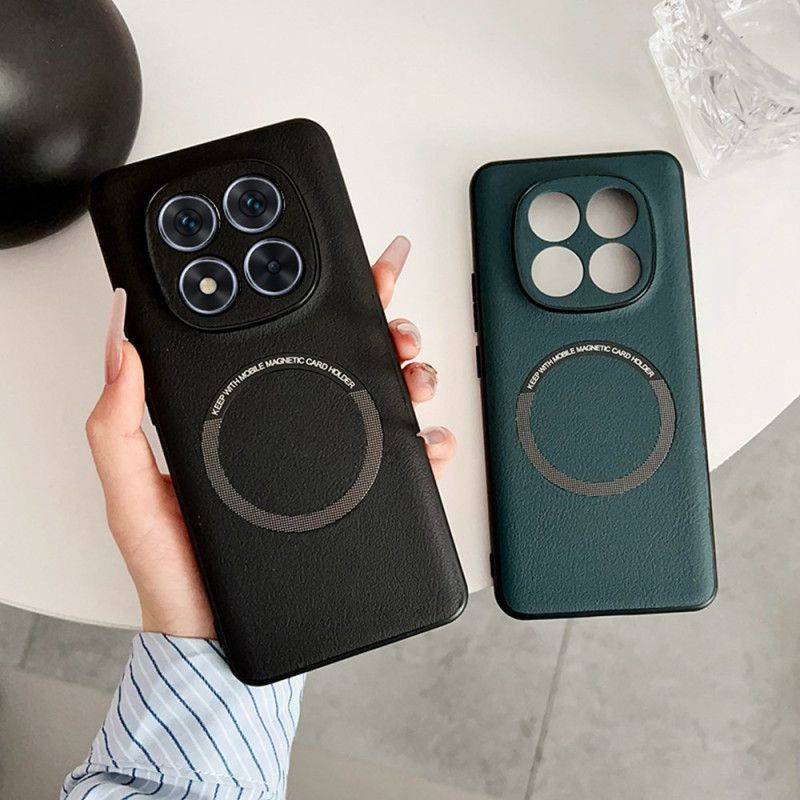 Futerały Xiaomi Redmi Note 14 Pro 5g Etui Na Telefon Etui Z Efektem Skóry Kompatybilne Z Magsafe