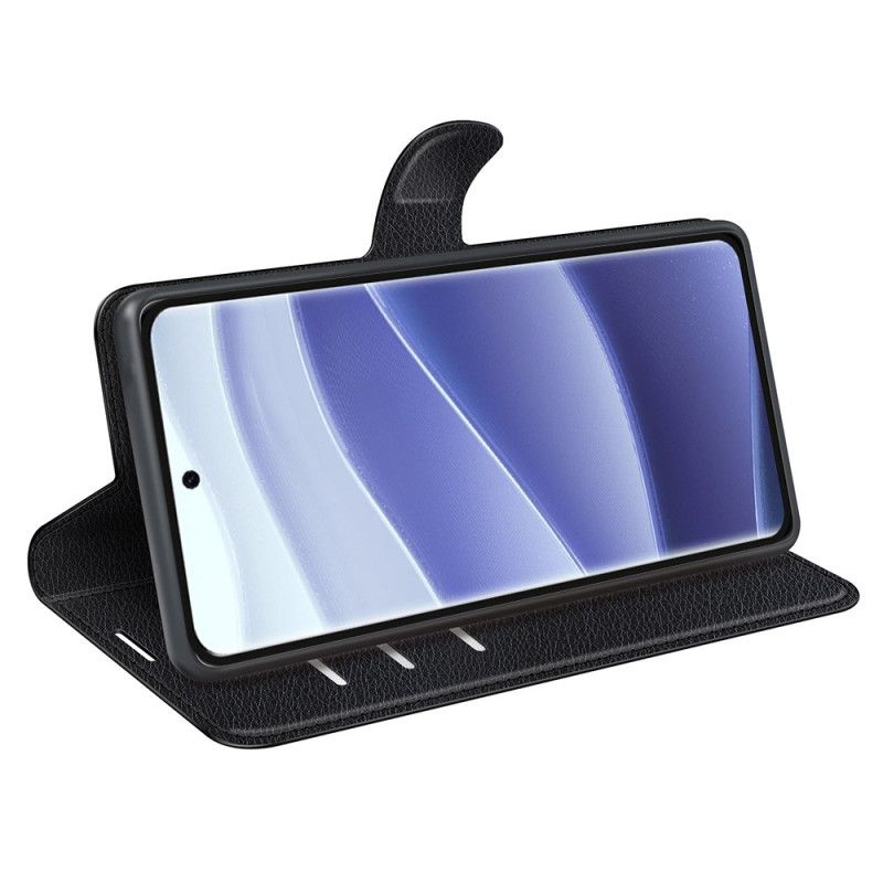 Skórzany Futerał Xiaomi Redmi Note 14 Pro 5g Etui Na Telefon Klasyczna Sztuczna Skóra Liczi