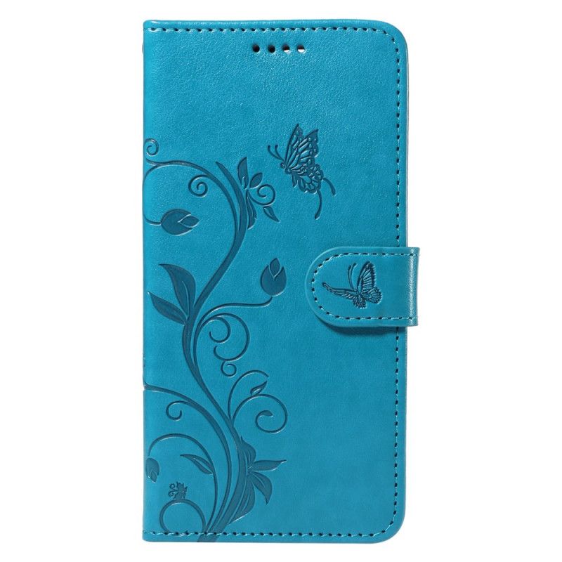 Skórzany Futerał Xiaomi Redmi Note 14 Pro 5g Etui Na Telefon Roślinny