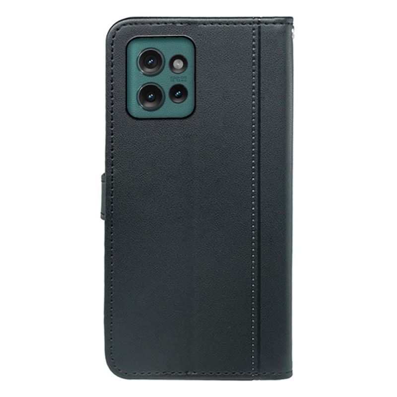 Skórzany Futerał Motorola Edge 50 Etui Na Telefon Stylizowane