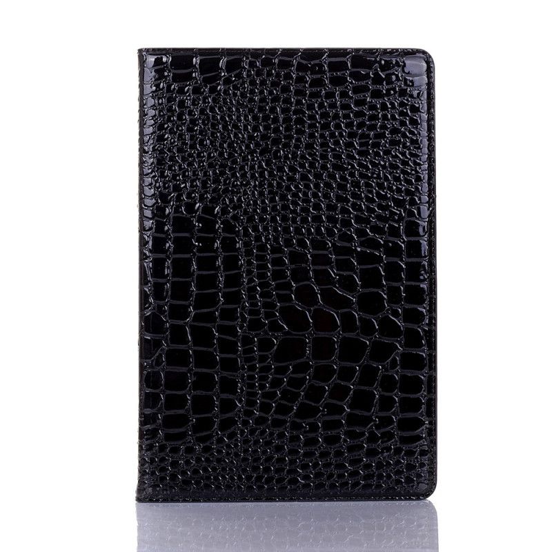 Etui Samsung Galaxy Tab S5e Czerwony Czarny Tekstura Krokodyla Etui Ochronne