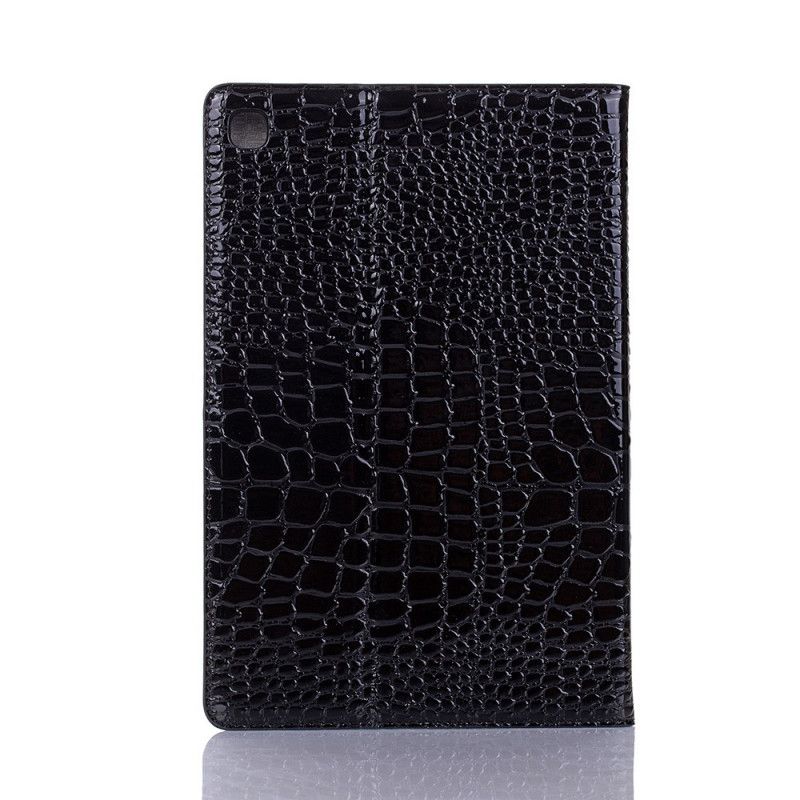 Etui Samsung Galaxy Tab S5e Czerwony Czarny Tekstura Krokodyla Etui Ochronne