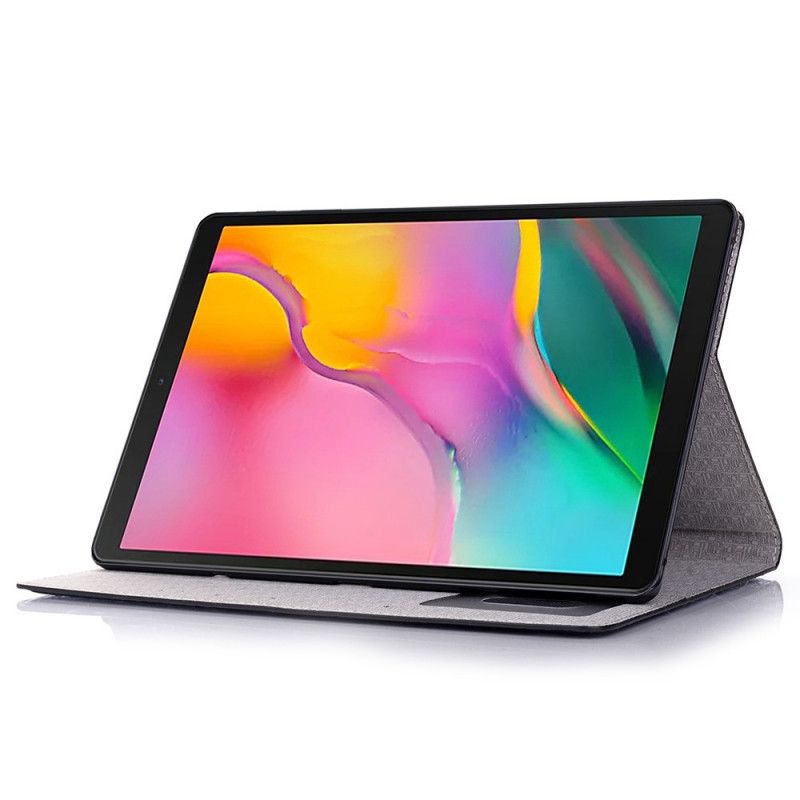 Etui Samsung Galaxy Tab S5e Czerwony Czarny Tekstura Krokodyla Etui Ochronne