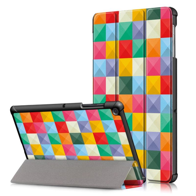 Kolorowa. Wzmocniona Inteligentna Obudowa Samsung Galaxy Tab S5e