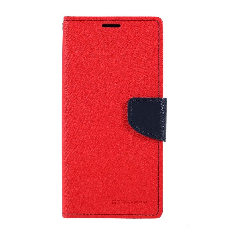 Etui Folio Samsung Galaxy A10 Czerwony Czarny Dwukolorowa Rtęć