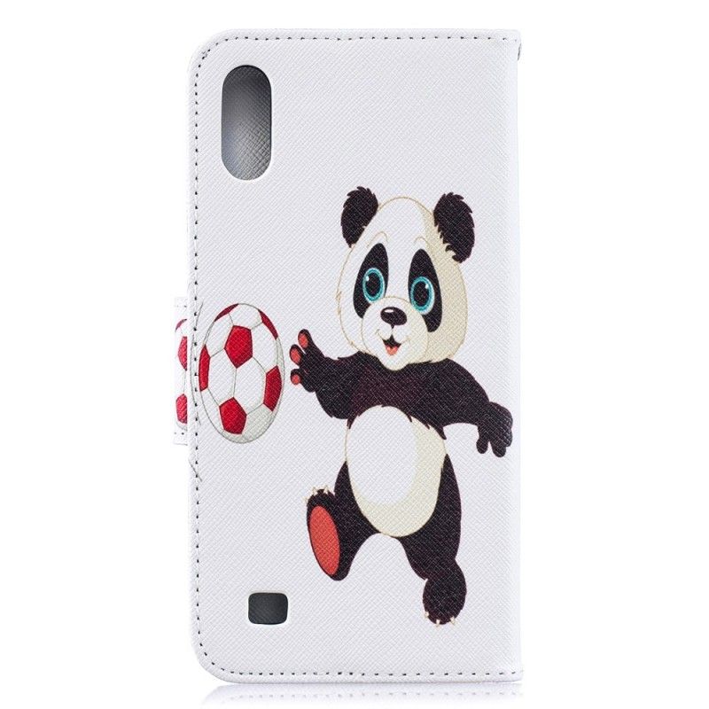 Etui Folio Samsung Galaxy A10 Stopa Pandy Etui Ochronne