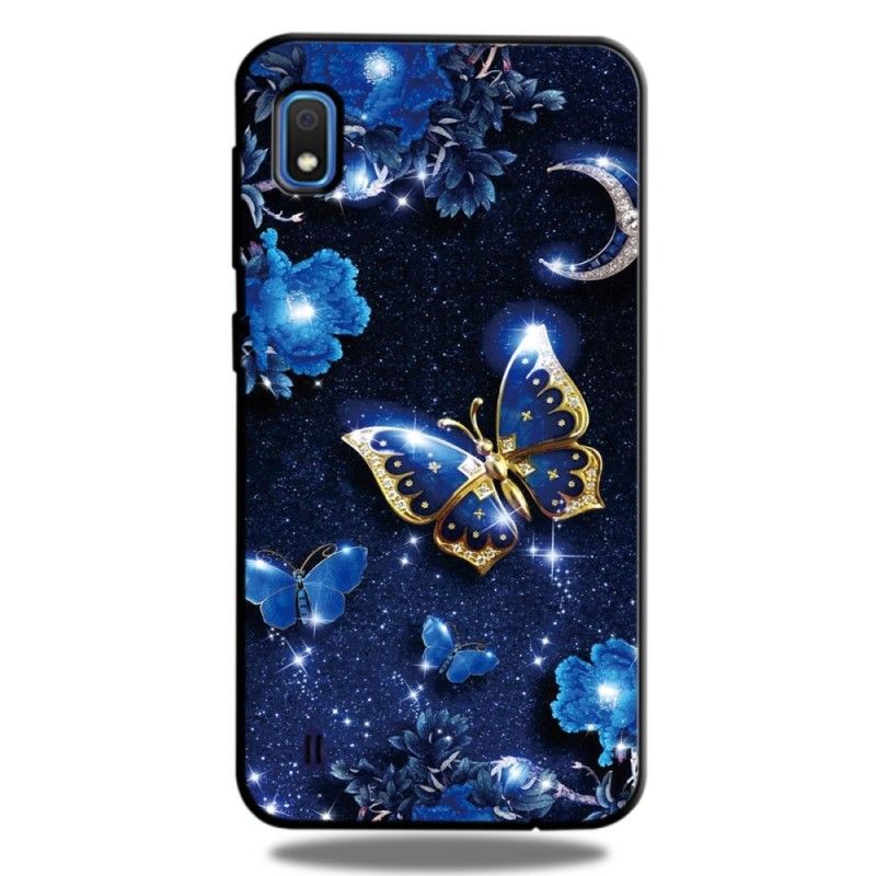 Etui Samsung Galaxy A10 Motyl W Nocy