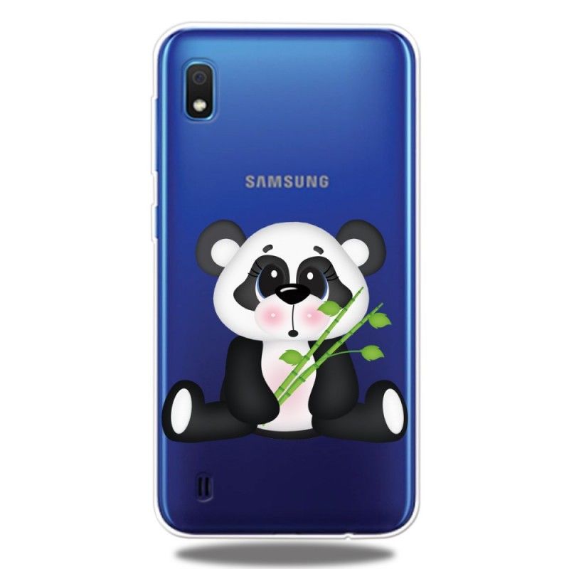 Etui Samsung Galaxy A10 Przezroczysta Smutna Panda