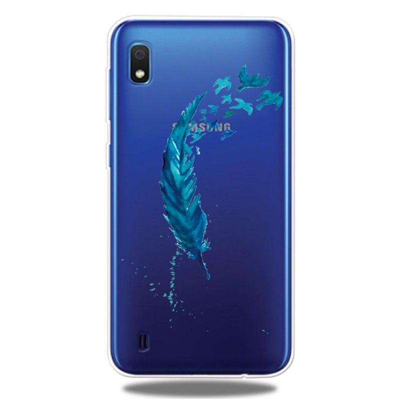 Futerały Samsung Galaxy A10 Etui na Telefon Piękne Pióro