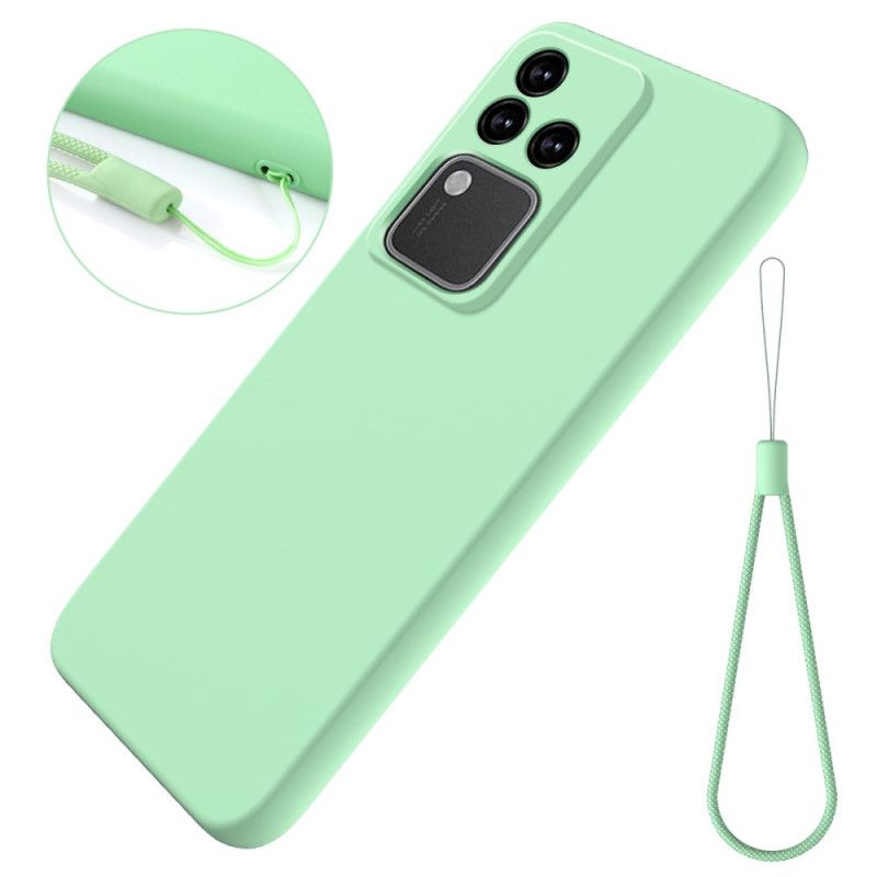 Etui Do Vivo V30 5g Pasek Z Płynnego Silikonu