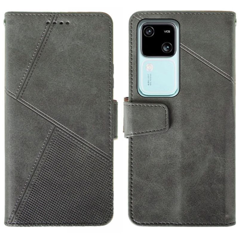 Etui Folio Do Vivo V30 5g Geometryczny Idewei