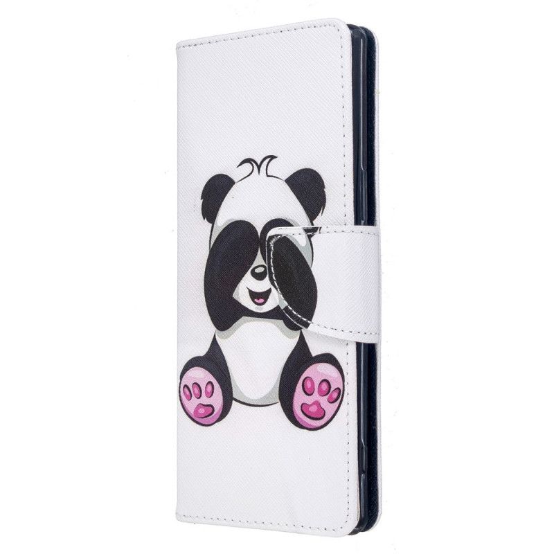 Etui Folio Sony Xperia 5 Zabawna Panda