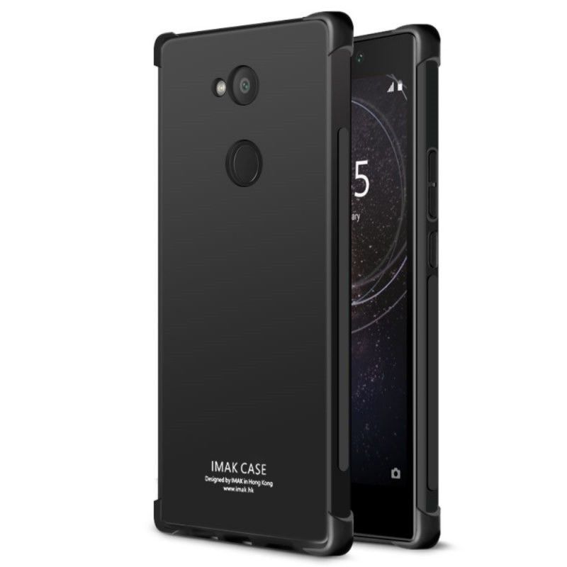 Futerały Sony Xperia L2 Czarny Seria Jedwabna