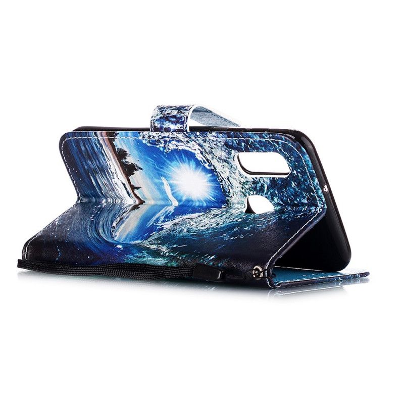 Etui Folio Samsung Galaxy A10e Kocham Falę Etui Ochronne