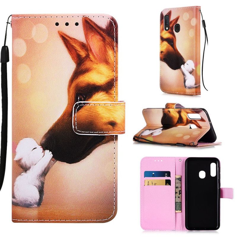 Etui Folio Samsung Galaxy A10e Przyjaciel Kota Ernesta