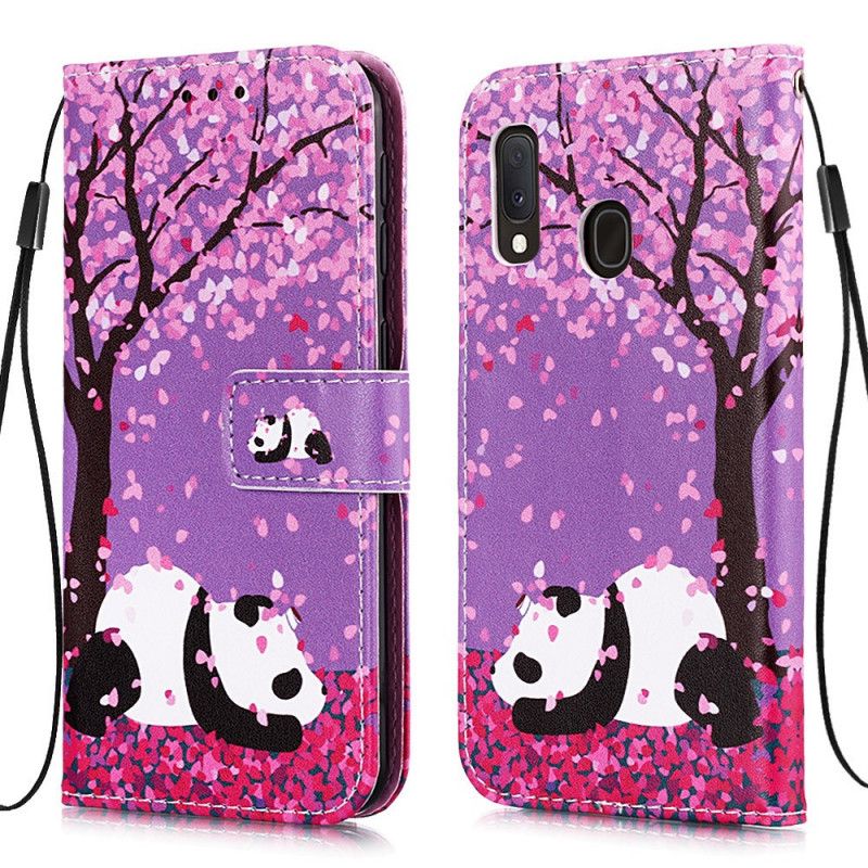 Obudowa Samsung Galaxy A10e Etui na Telefon Chińska Panda Drzewna