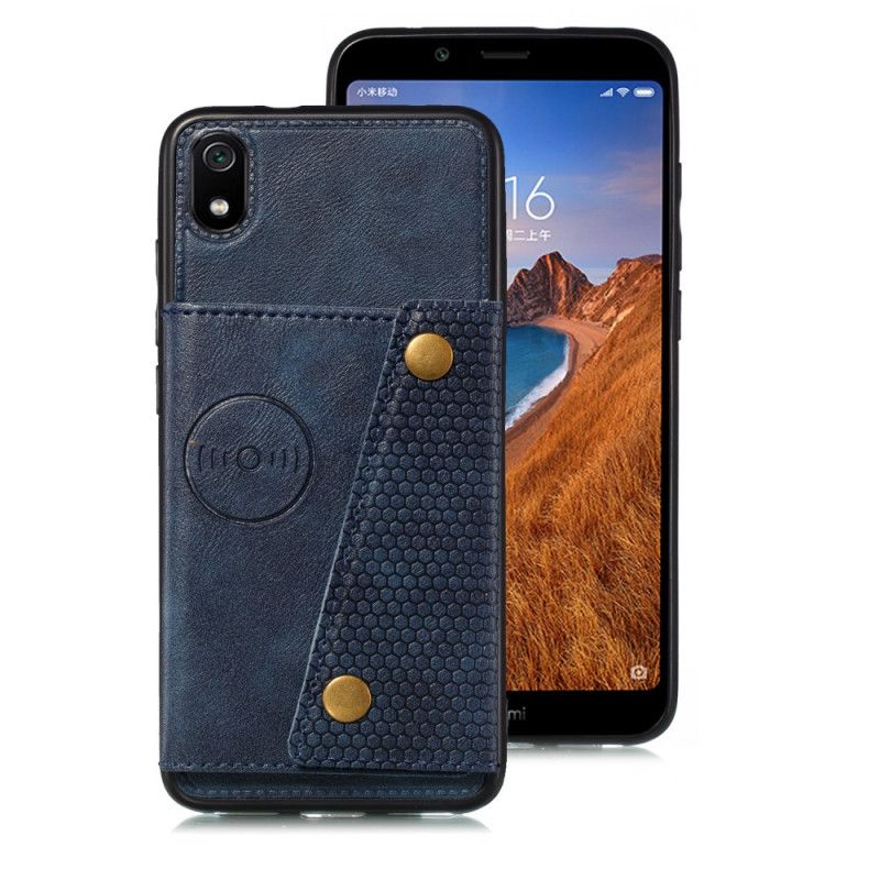 Etui Xiaomi Redmi 7A Czarny Portfel Zatrzaskowy Etui Ochronne