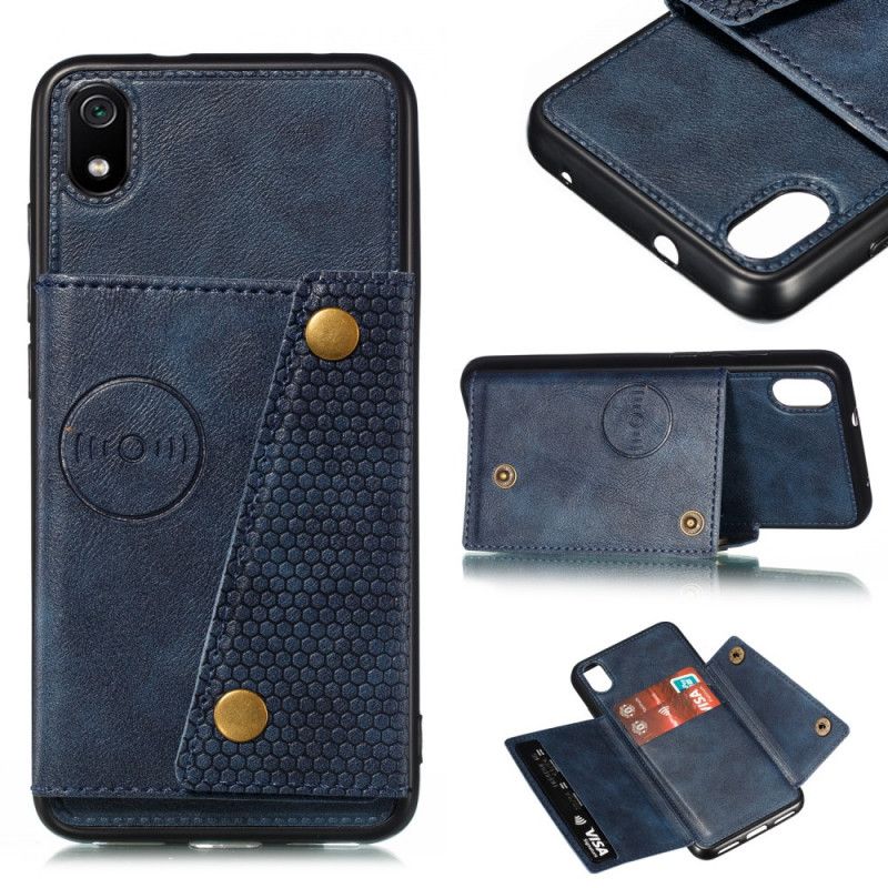 Etui Xiaomi Redmi 7A Czarny Portfel Zatrzaskowy Etui Ochronne