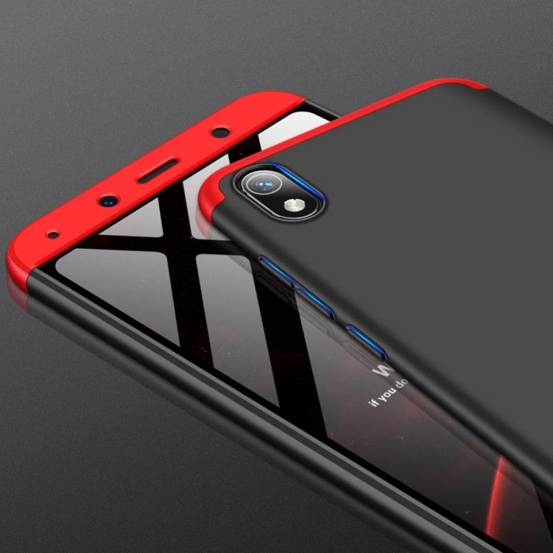 Etui Xiaomi Redmi 7A Czerwony Czarny Odłączany Gkk