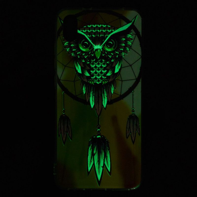 Etui Xiaomi Redmi 7A Fluorescencyjny Łapacz Snów Sowy