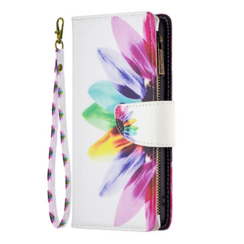 Obudowa Xiaomi Redmi Note 13 Pro 5g Etui Na Telefon Portfel Z Akwarelowymi Kwiatami