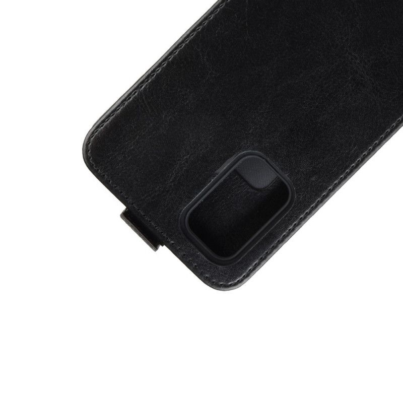 Etui Folio Samsung Galaxy S20 Plus / S20 Plus 5G Biały Czarny Efekt Składanej Skóry