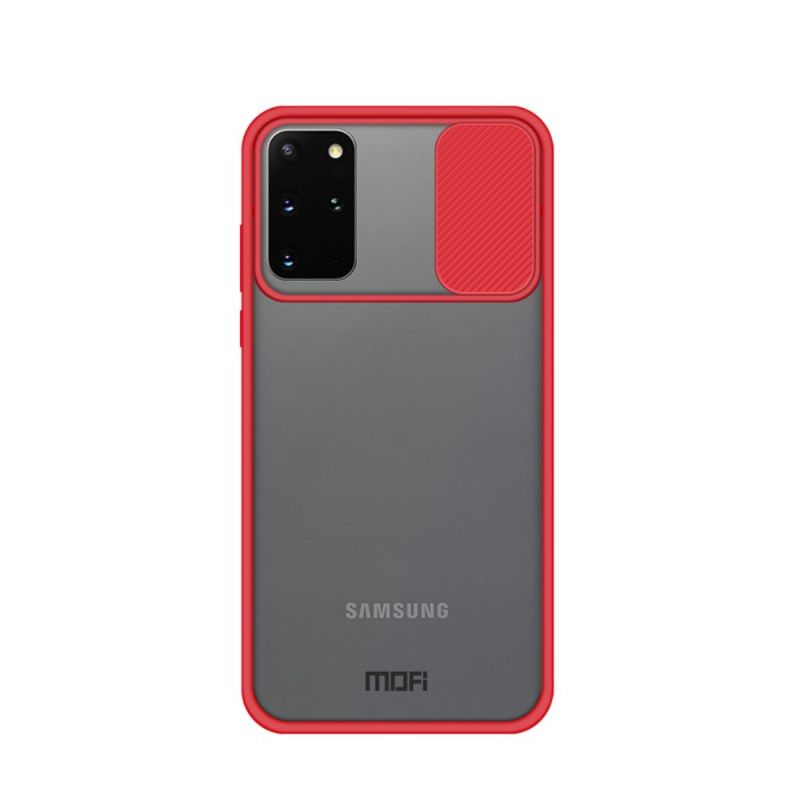 Etui Samsung Galaxy S20 Plus / S20 Plus 5G Czerwony Czarny Osłona Modułu Foto Mofi Etui Ochronne