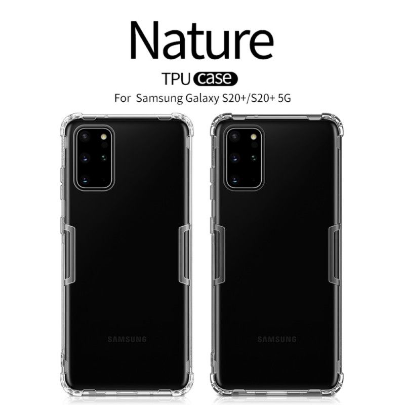 Etui Samsung Galaxy S20 Plus / S20 Plus 5G Szary Biały Naturalny Przezroczysty Nillkin