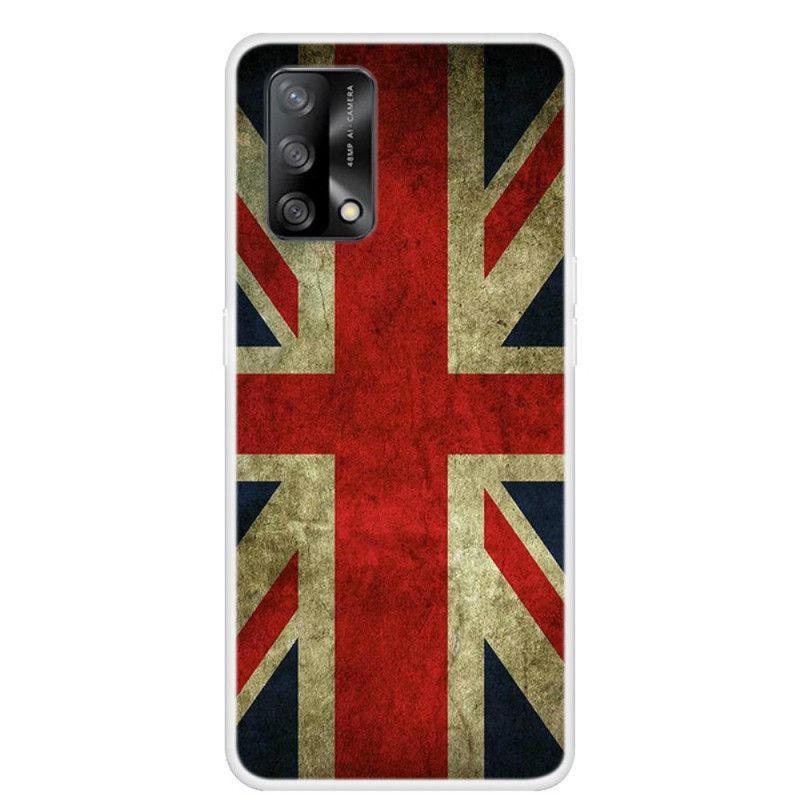 Etui Do Oppo A74 4g Angielska Flaga