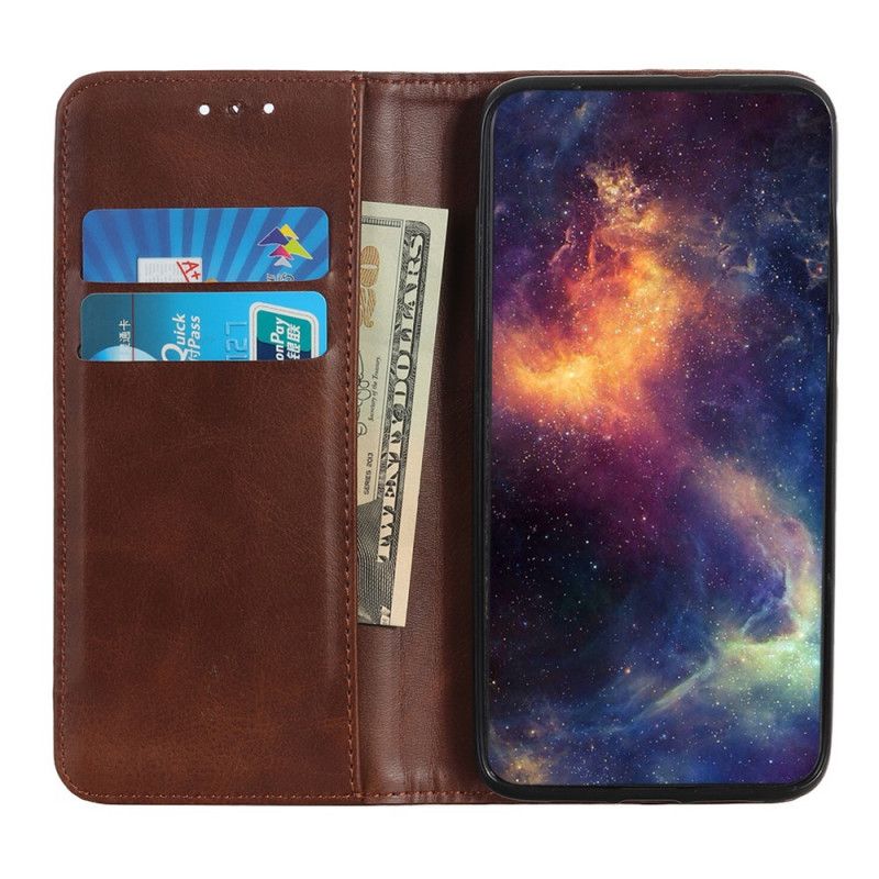 Flip Kotelot Oppo A74 4g Skóra Dwoina Elegancja Etui Ochronne