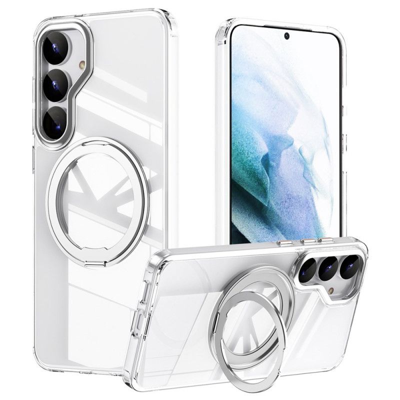 Etui Do Samsung Galaxy S25 5g Kompatybilne Z Magsafe Proste Z Podstawką