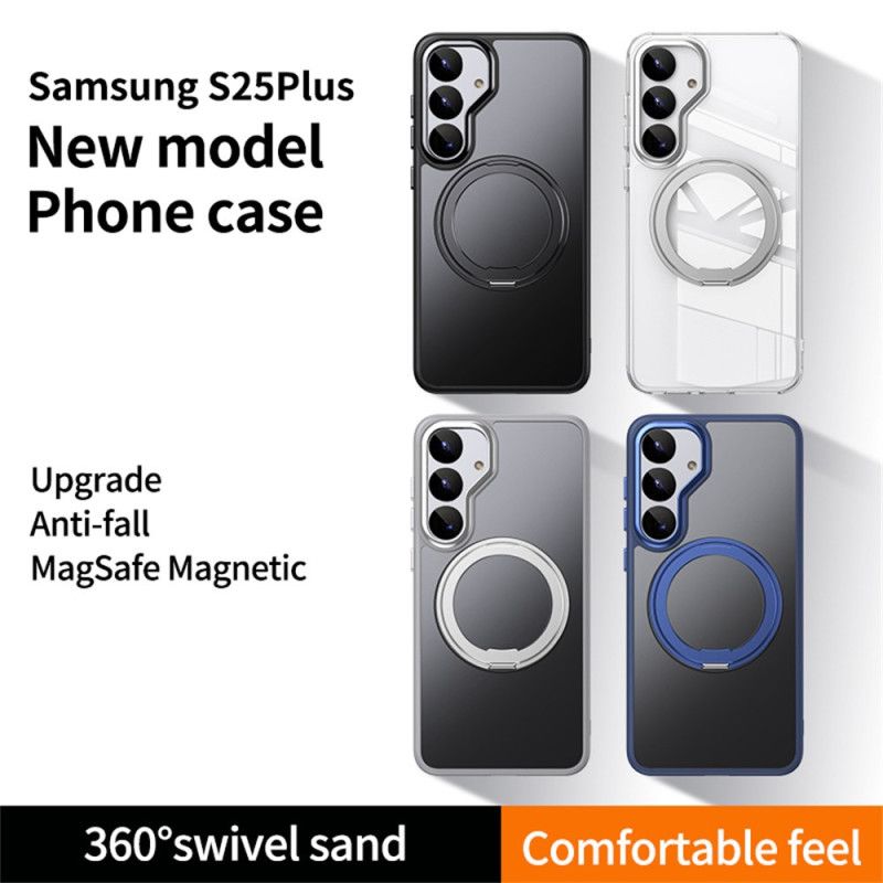 Etui Do Samsung Galaxy S25 5g Kompatybilne Z Magsafe Proste Z Podstawką