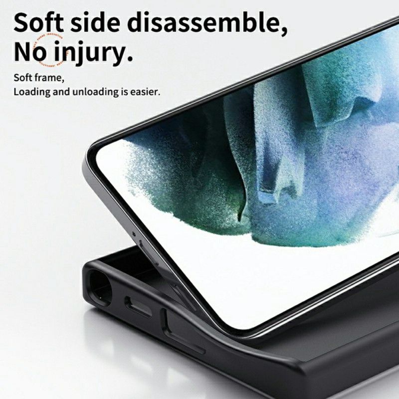 Etui Do Samsung Galaxy S25 5g Kompatybilny Z Magsafe Z Pierścieniem Uchwyt
