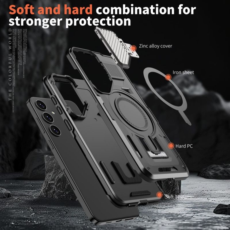 Etui Do Samsung Galaxy S25 5g Mocowanie Kompatybilne Z Magsafe I Osłona Obiektywu