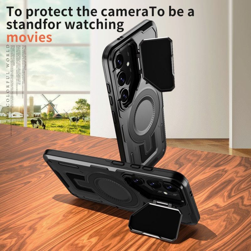 Etui Do Samsung Galaxy S25 5g Mocowanie Kompatybilne Z Magsafe I Osłona Obiektywu