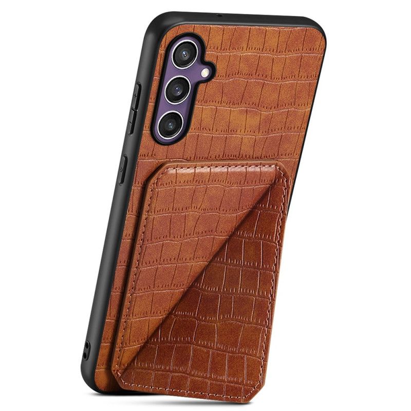Etui Do Samsung Galaxy S25 5g Etui Na Karty Z Fakturą Krokodyla