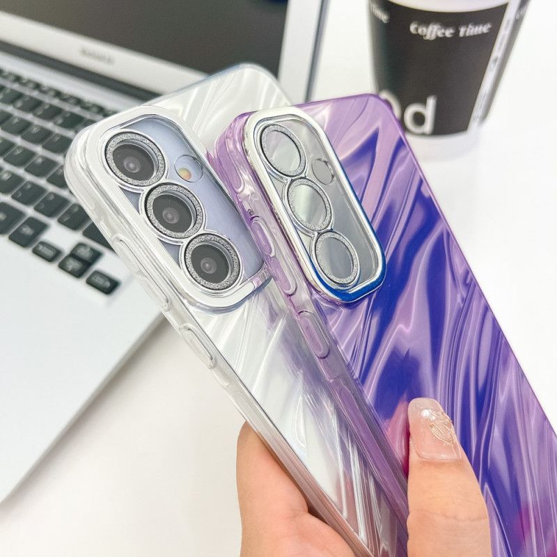 Etui Do Samsung Galaxy S25 5g Perłowy Z Folią Ochronną