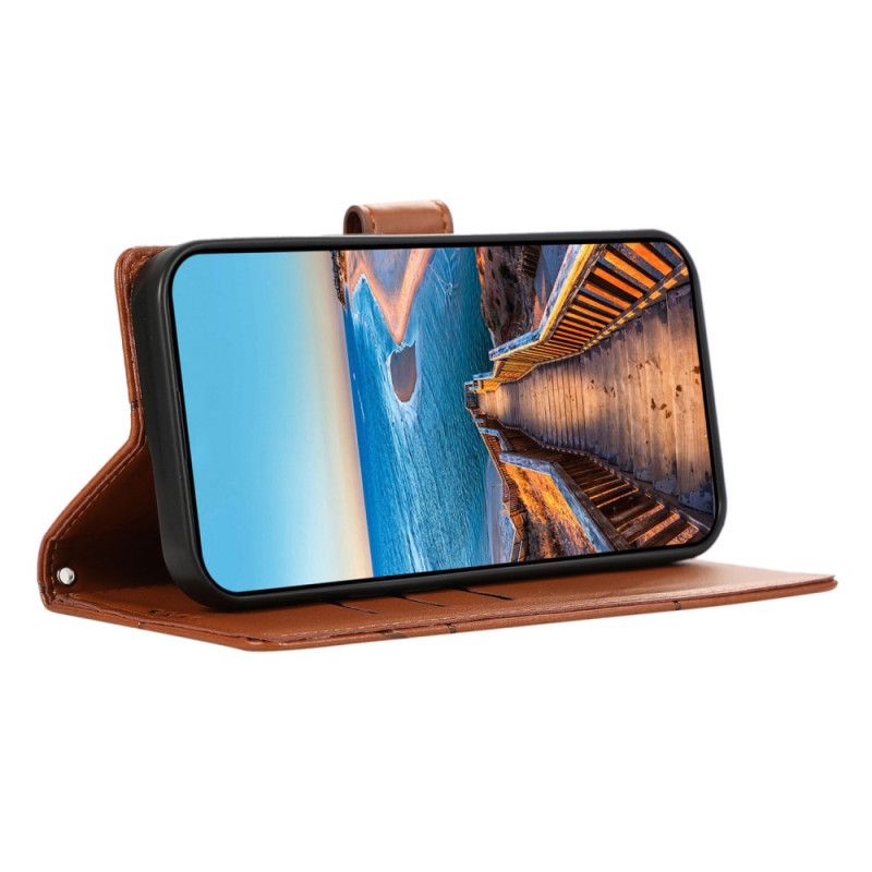 Etui Folio Do Samsung Galaxy S25 5g Linie I 3 Uchwyty Na Karty