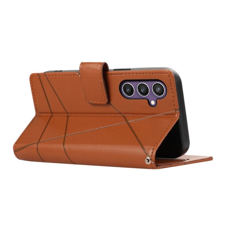 Etui Folio Do Samsung Galaxy S25 5g Linie I 3 Uchwyty Na Karty