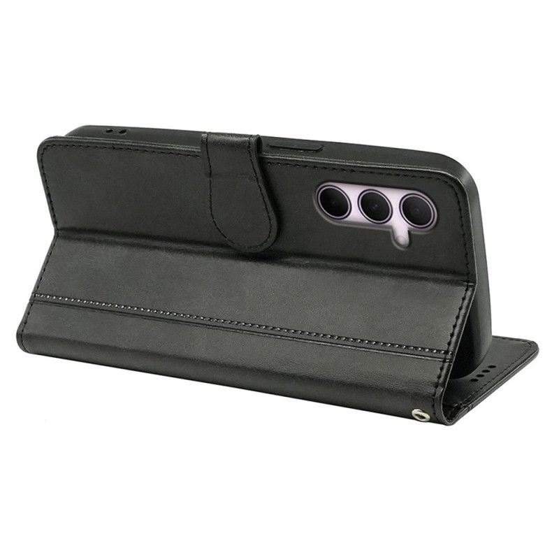 Etui Folio Do Samsung Galaxy S25 5g Wzór Imitujący Zamsz