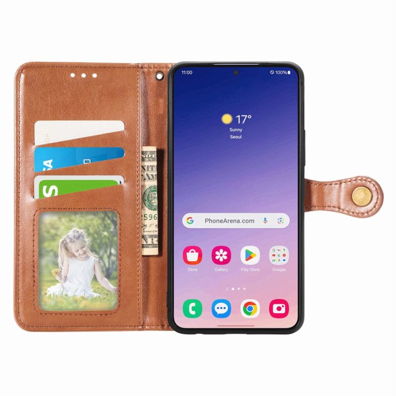 Etui Folio Do Samsung Galaxy S25 5g Zapięcie Magnetyczne