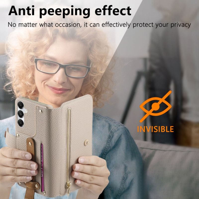 Etui Folio Samsung Galaxy S25 5g Blokada Rfid Ze Sztucznej Skóry