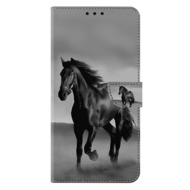 Etui Folio Samsung Galaxy S25 5g Koń Etui Ochronne