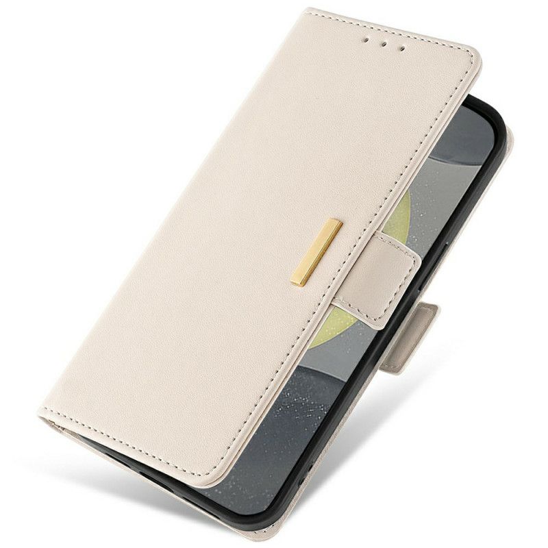 Etui Folio Samsung Galaxy S25 5g Metalowe Zapięcie Paska Etui Ochronne